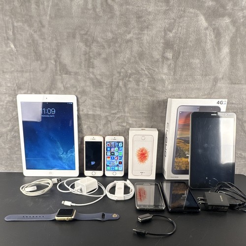 Mixed phone lot - phone, apple